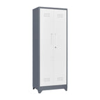 Metal Storage Cabinets,Tool Cabinet with Locking Door,Tall Broom Tool Organizer and Storage,Large Storage Cabinet for Kitchen